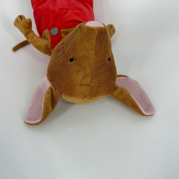 Kohl's Cares If You Give A Mouse A Cookie Plush 14" Red Overalls - Picture 8 of 12